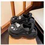 Teenager Adult Women Classic Crush Shimmer Clogs / Platforms Adult Black Shoes